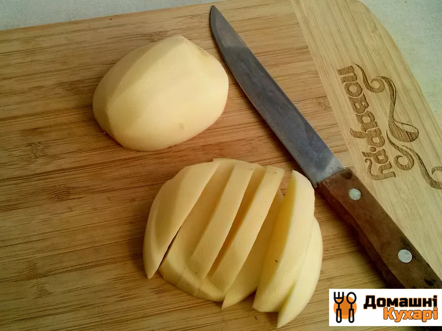 Картопля з грибами на сковороді - фото крок 5