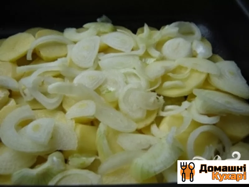Картопля з грибами в духовці - фото крок 5