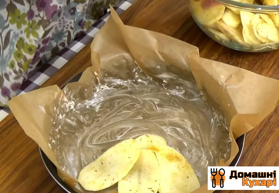 Картопляный перевернутый пирог - фото крок 3