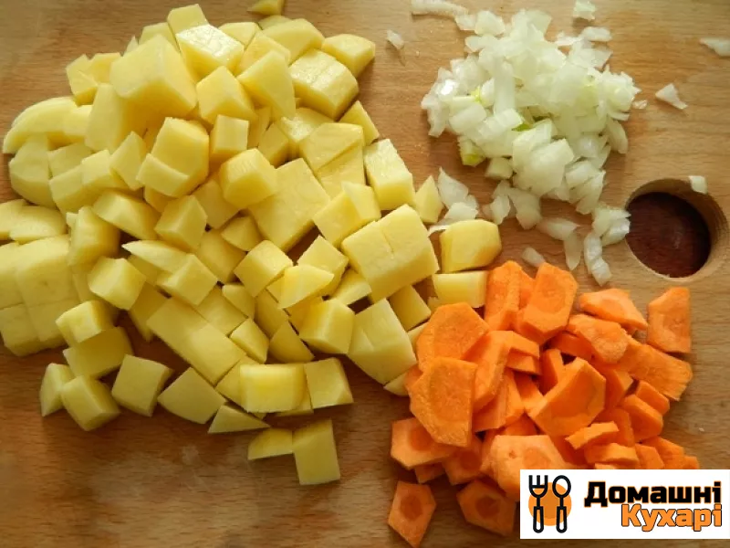 Картопляний суп-толчeнка з квашеною капустою - фото крок 4