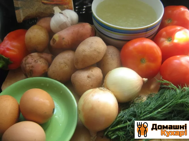Картопляний суп з помідорами - фото крок 1