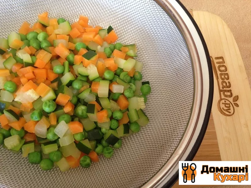Картопляно-рибні котлети з овочами в духовці - фото крок 3