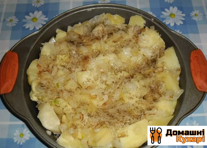 Картошка с кефиром - фото крок 4