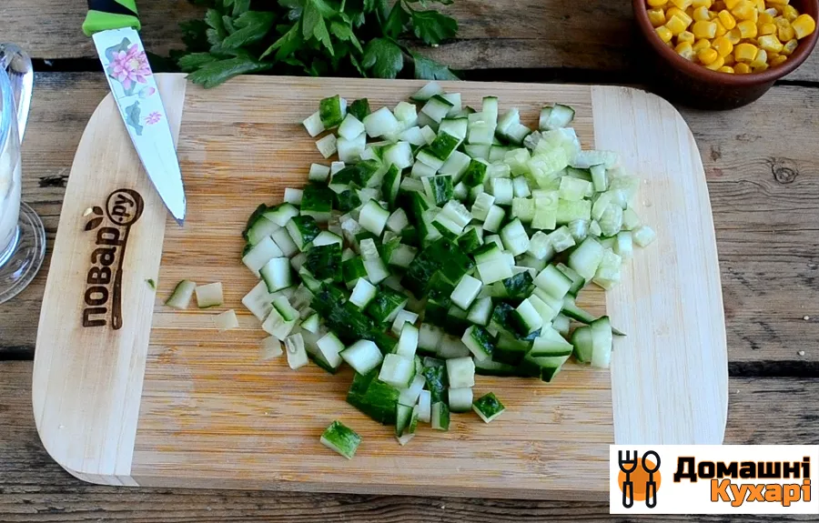 Крабовий салат рецепт класичний - фото крок 4