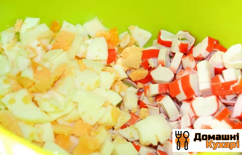Крабовий салат з апельсинами - фото крок 5