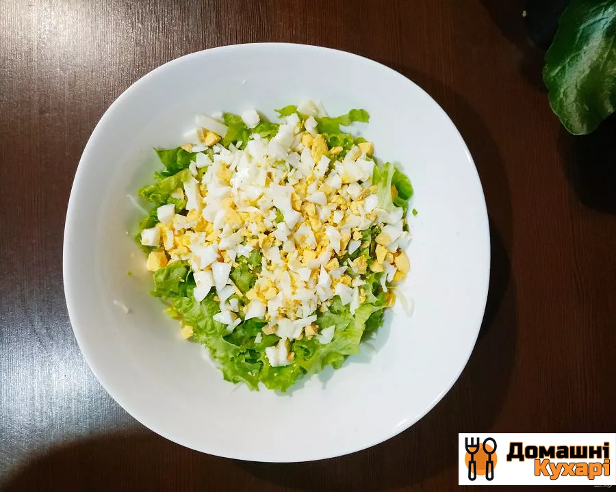Крабовий салат з капустою і кукурудзою - фото крок 4