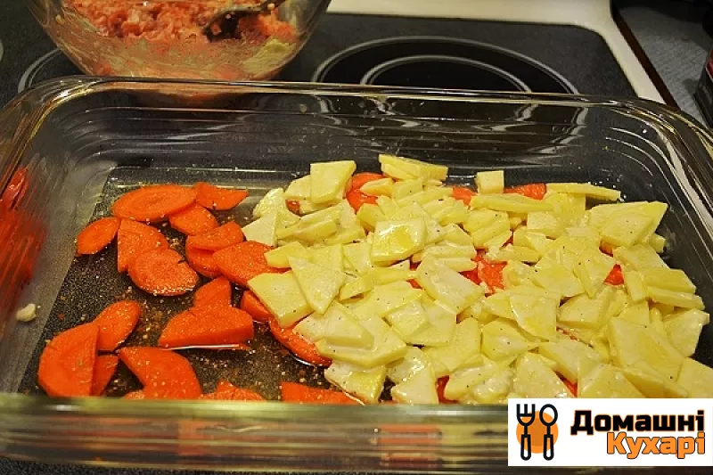 Червона риба з овочами в духовці - фото крок 5