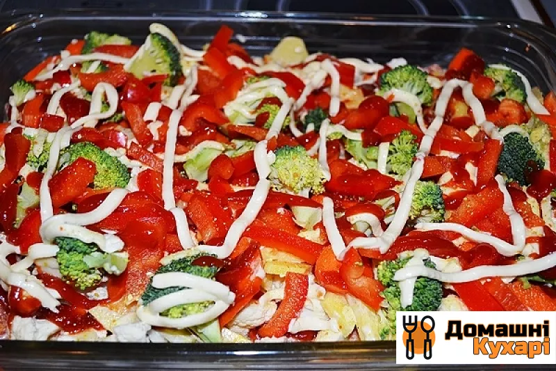 Червона риба з овочами в духовці - фото крок 11