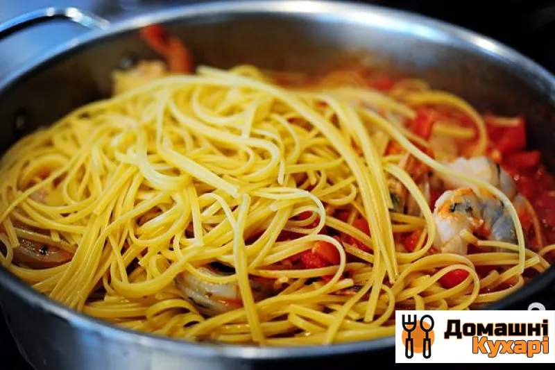 Креветки зі спагеті - фото крок 8