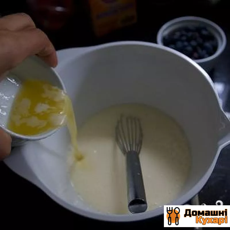 Кукурудзяні оладки з чорницею і апельсиновим маслом - фото крок 2