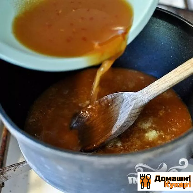 Курка по-азійському з соусом і рисом - фото крок 4