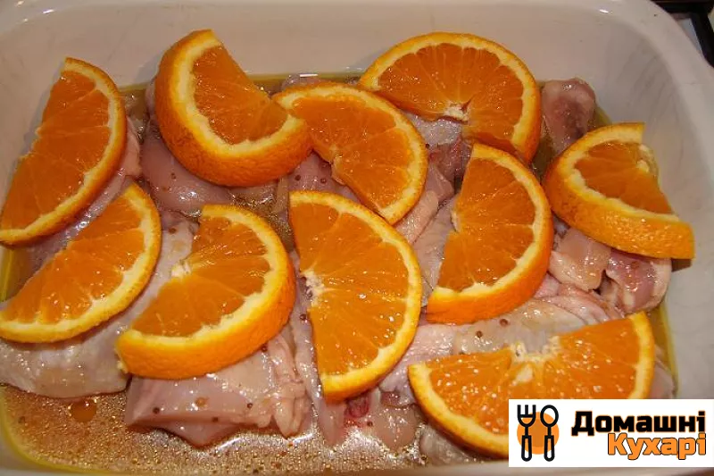 Курка з апельсинами - фото крок 4