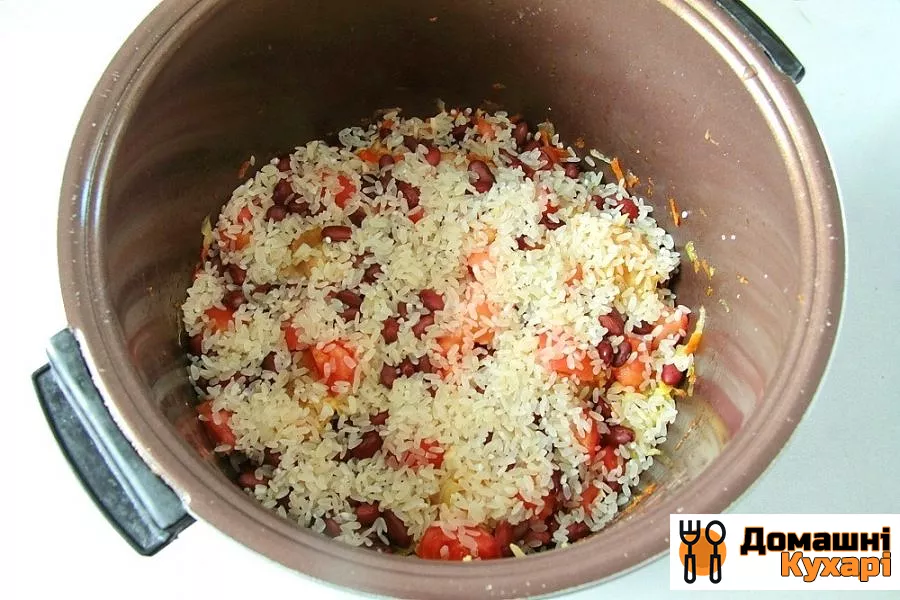 Курка з рисом і квасолею - фото крок 6