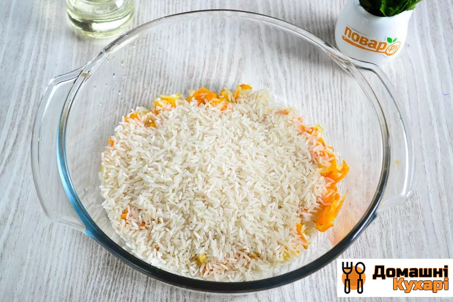 Курка з рисом і кукурудзою в духовці - фото крок 7