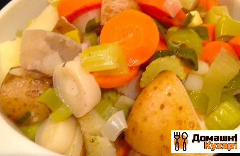Куряче м'ясо з овочами в духовці - фото крок 4